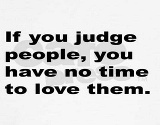 When I judge and blame others I become anxious